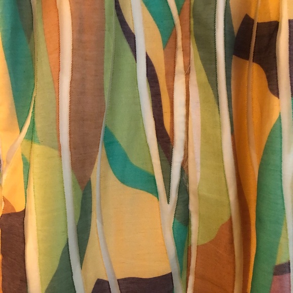 Kay Unger geometric cocktail dress - Picture 3 of 4